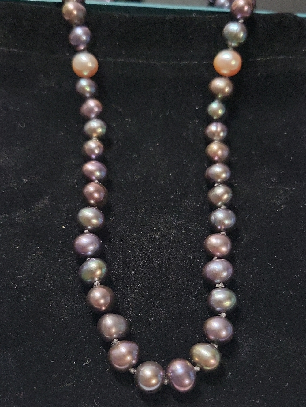 14k White Gold Pearl Vintage Neaklace